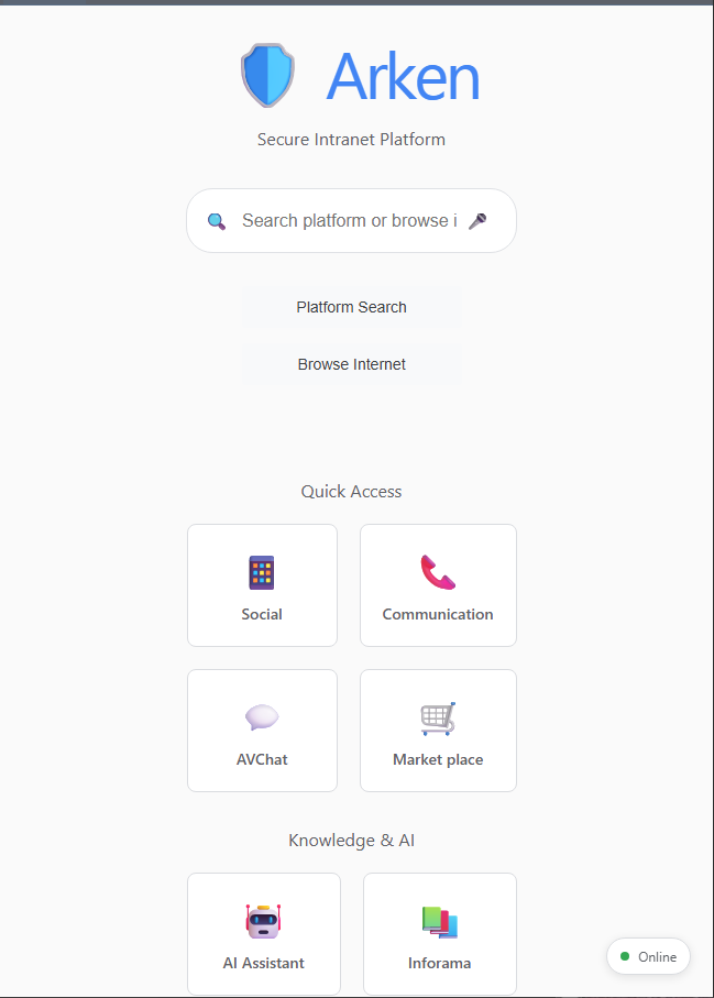 ARKEN platform preview